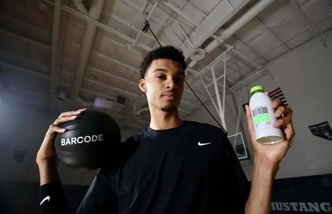 NBA球星文班亚马投资的健康补水饮料BARCODE被收购