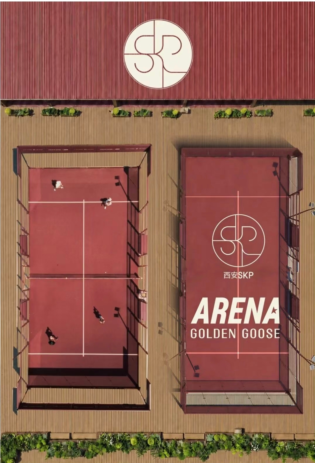 Golden Goose Opens Its Second Global Padel Arena at SKP Xi'an